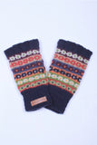 Colorado Fair Isle Knit Fingerless Gloves