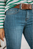 Skinny High Rise Jeans - Denim Blue