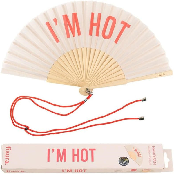 Hand Fan w/ Gift Box - I'm Hot