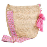 Jute Tote Cross Bag - Peacock