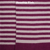 Flemming Striped Wool Scarf - Rosehip