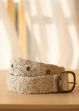 Desert Embroidered Wool Belt