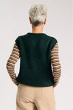 Aspen Alpaca Knit Vest - Forest