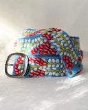 Berries on the Vine Embroidered Wool Belt