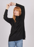 Turtle Neck Tunic - Black