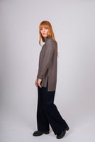 Turtle Neck Tunic - Mocha