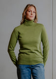 Rosie Essential Roll Neck Pullover - Wasabi