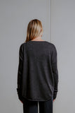 Queen Crew Neck Tunic - Coal