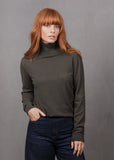 Rosie Essential Roll Neck Pullover - Olive
