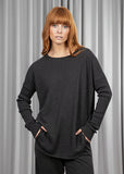 Queen Crew Neck Tunic - Chocolate