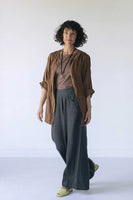 Ollie Linen Pants - Carbon