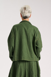 Billie Fiesta Linen Jacket - Forest