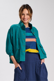 Valencia Stripe Top - Navy