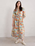 Blue Hills Border Dress - Flowering Blooms