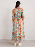 Blue Hills Border Dress - Flowering Blooms