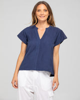 Livy Top - Navy