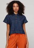 Fumiko Top - Dark Denim