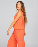 Mona Top - Fiore/Tangerine