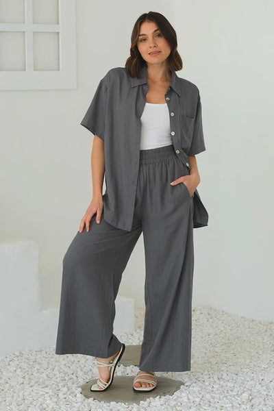 Woven Bamboo/Linen Pants - Brighton
