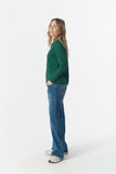 Collared Henley Tee - Rain Forest