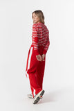 Stripe Trackie - Salsa