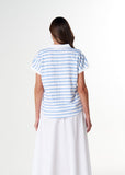 Day Dream Polo - White/Sky Blue