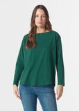 On Repeat Raglan Tee - Rain Forest