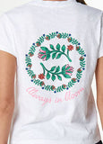 Always In Bloom Tee - White