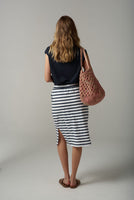 Cotton Muscle Tee - Parisian Navy