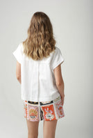 Rodeo Patch Cap Sleeve Shirt