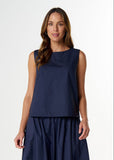 Shell Top - Parisian Navy