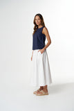 Shell Top - Parisian Navy