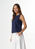 Shell Top - Parisian Navy