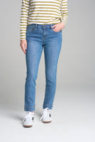 Skinny High Rise Jeans - Denim Blue