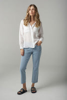 Classic Linen Shirt - White