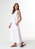 Full Maxi Skirt - White