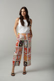 Rodeo Print Cropped Pants