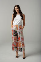 Rodeo Print Cropped Pants