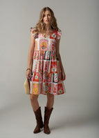 Rodeo Print Mini Sundress