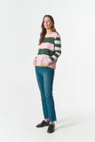Sierra Contrast Stripe Knit - Lush Green