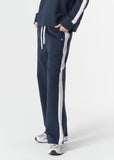 Stripe Trackie - Navy