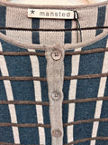 Odette Box & Ball Cardigan - Dark Aqua