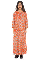 Gigi Frill Skirt - Saffron Print