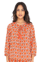 Palais Top - Saffron Print