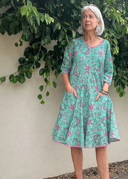 Angel Crinkle Voile Dress - Airlie