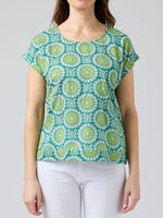 Vicky Round NeckTop - Vintage Flower