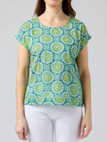 Vicky Round NeckTop - Vintage Flower