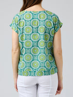 Vicky Round NeckTop - Vintage Flower