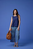 Lee Lounge Pants - Blue White Circle