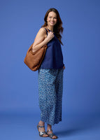 Lee Lounge Pants - Blue White Circle